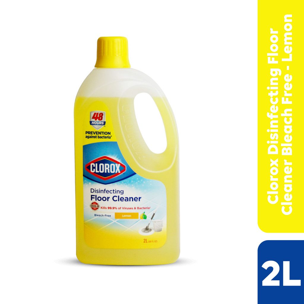 Clorox Disinfecting Floor Cleaner Bleach Free - Lemon 2L | Shopee ...