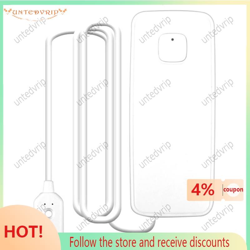 【untedvrip】 1 Piece Tuya WiFi Smart Water Leak Sensor Water Overflow