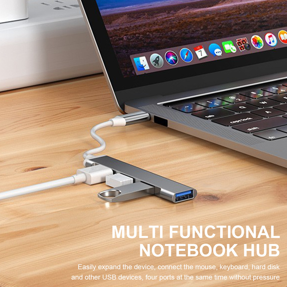 Ultra Slim Aluminum Alloy Type C 3.0 Hub With USB Extension For ...