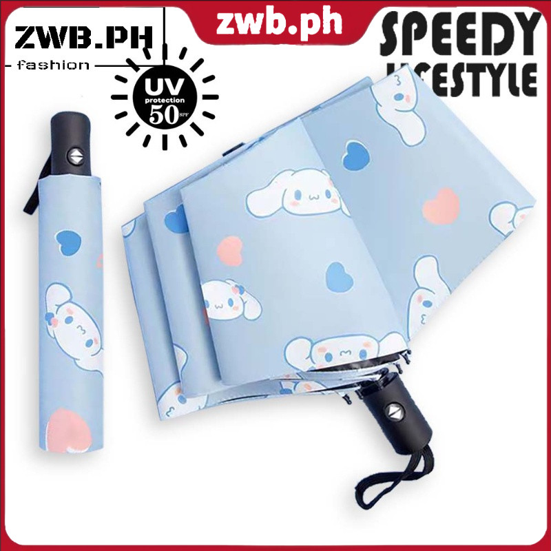 Foldable Fully Automatic Sun Umbrella Sunscreen Anti-Ultraviolet Rain ...