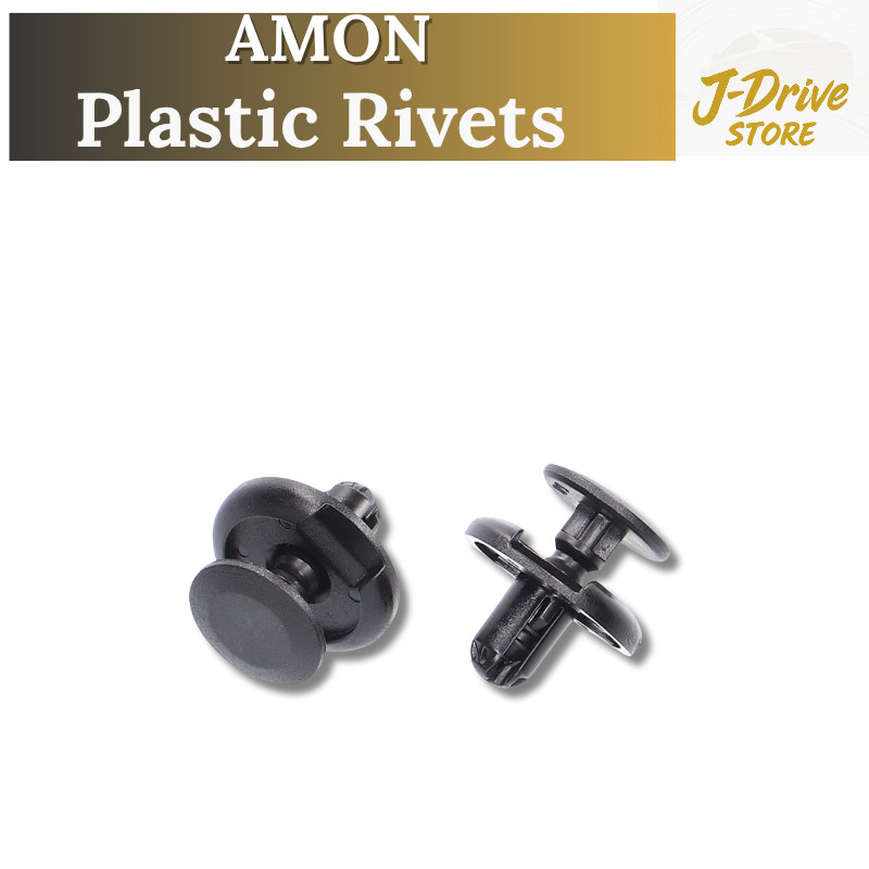 Amon 3826 Plastic Rivets for Toyota, Nissan & Suzuki, Under Panels and ...