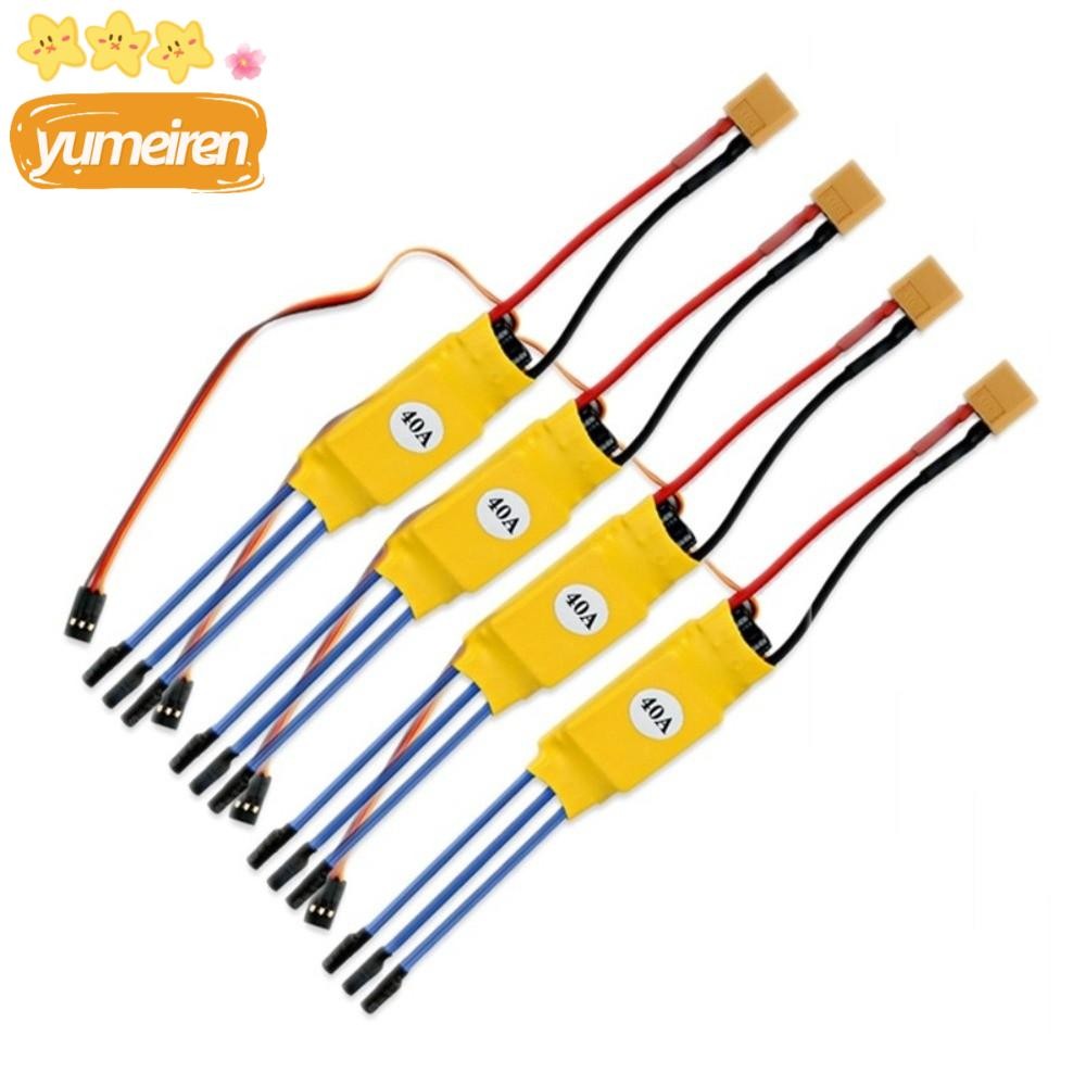 Hobbywing Platinum 40A V4 ESC - Contrôleur de vitesse électronique sans balais pour hélicoptère RC Drone à ailes fixes Drone multi-rotor FPV