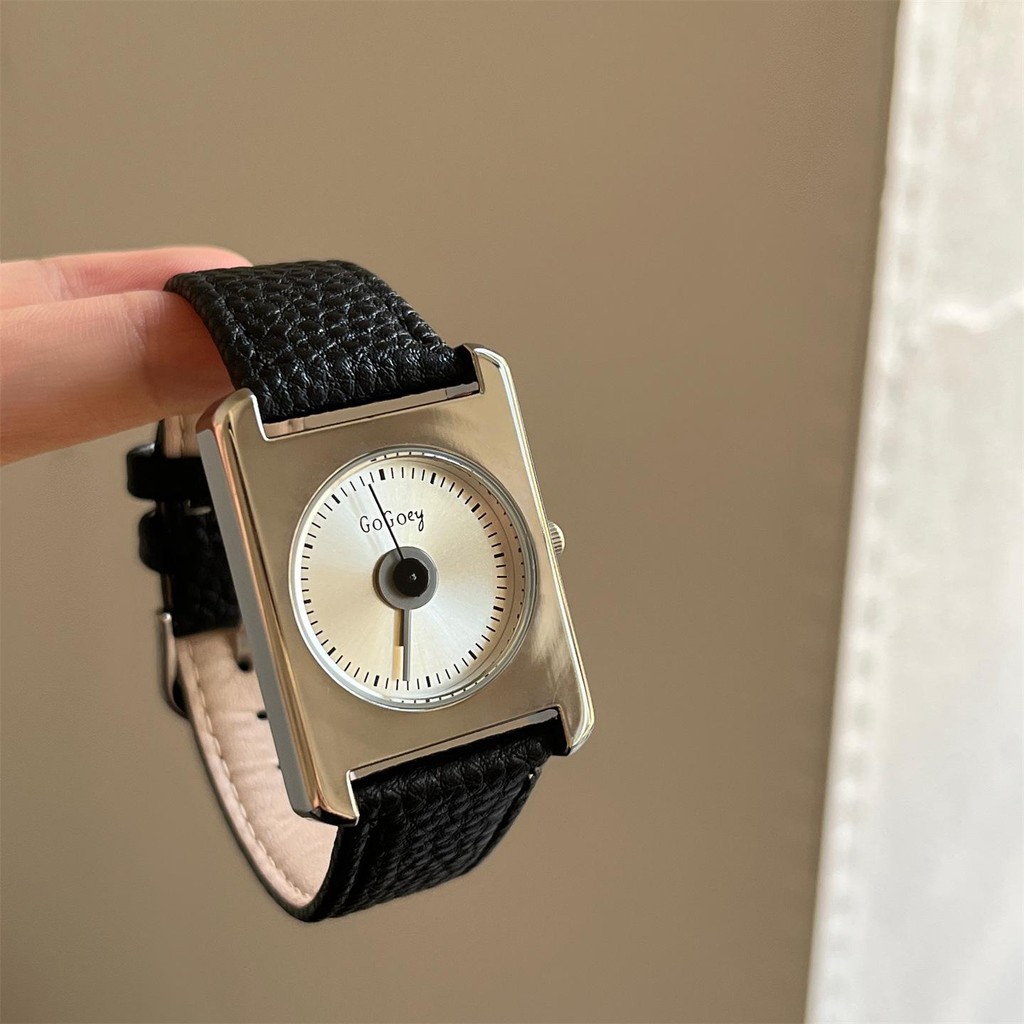 Premium Minimalist Unisex Watch | Rectangle Dial Fashion Quartz Watch ...