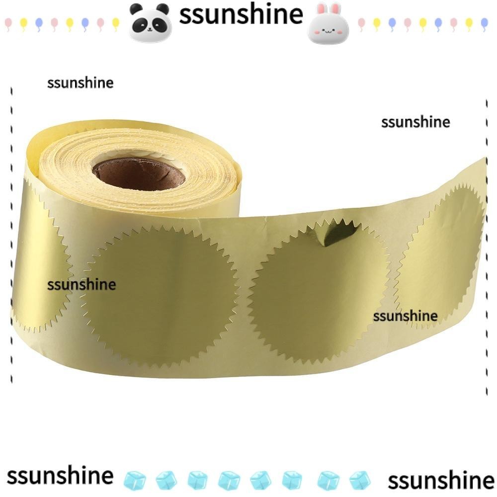 thumbnail image 2 of Shiny Gold, Shiny Silver & Bronze, 50mm Serrated Edge, Certificate Wafer Company Seal Labels, Stickers For Embossing, Legal & Awards 2 of 14