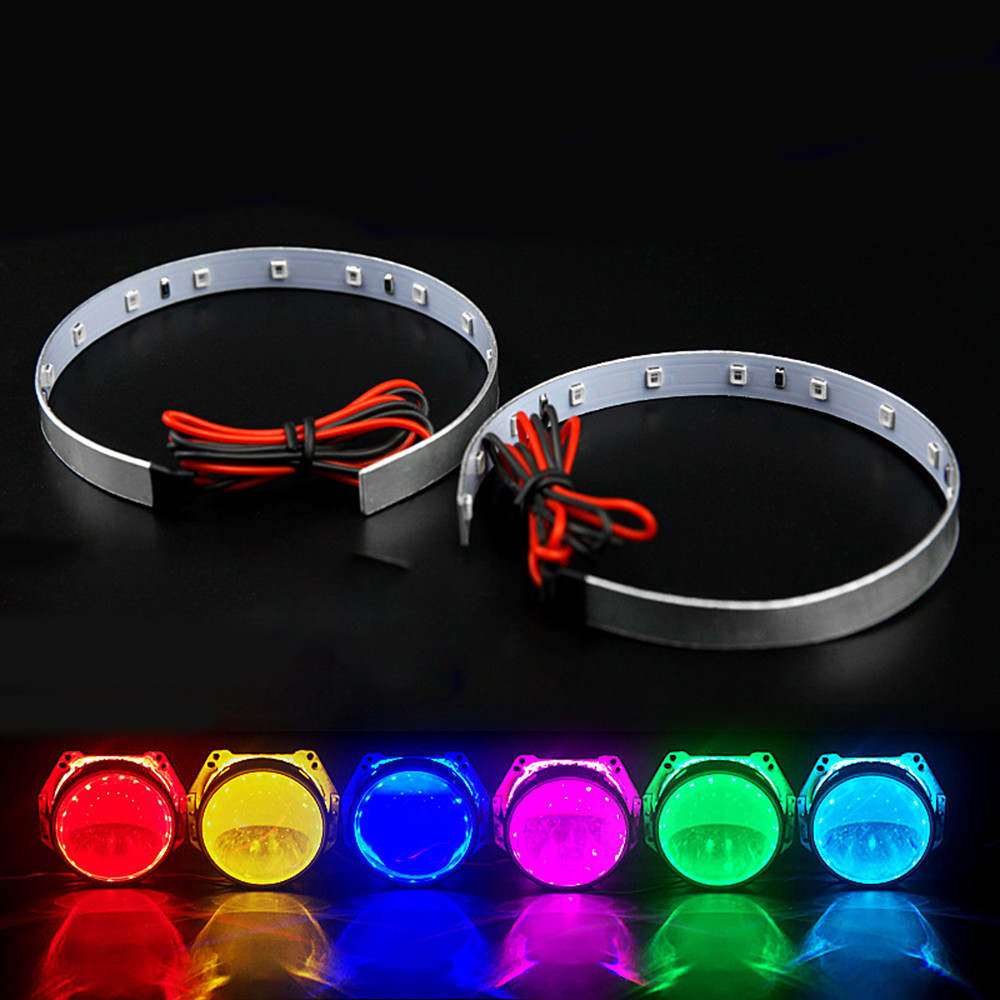 2pcs Angel eyes 360 Degree LED 15 SMD Demon LED Halo Rings Kit Devil ...