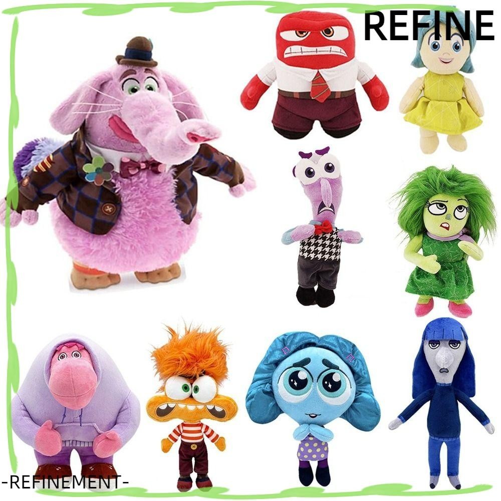 REFINEMENT Inside Out Plush, 20~33cm Inside Out 2 Plush Toy, Riley ...