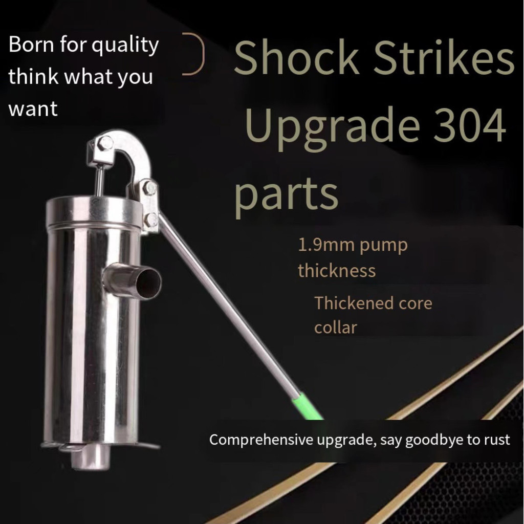 2$ 201 Stainless Steel Manual Water Pump Lift 10M Manual Deep Well Pump ...