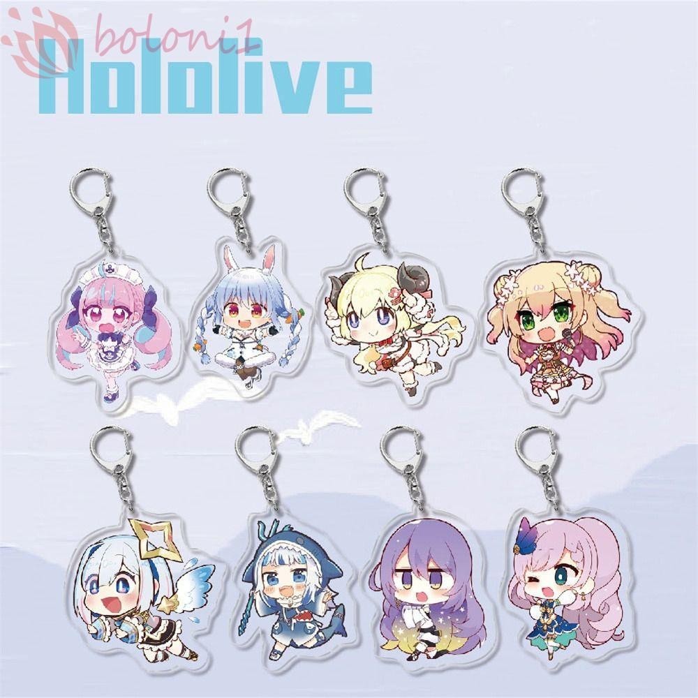 [COD] Hololive Key Chain Trinkets Kawaii Cosplay Vtuber Gawr Gura ...