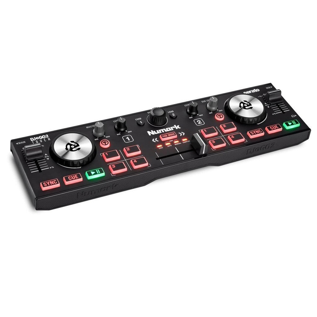 Numark Numark DJ Controller Portable DJ Equipment USB 2 Deck Touch ...