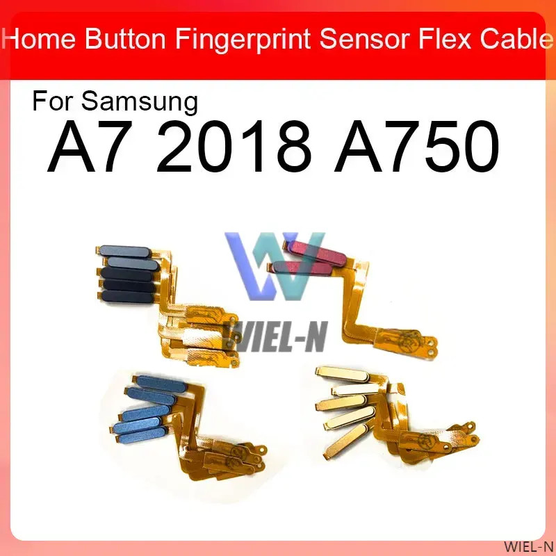 For Samsung A7 2018 A750 Flex Cable Menu Key Fingerprint Recognition