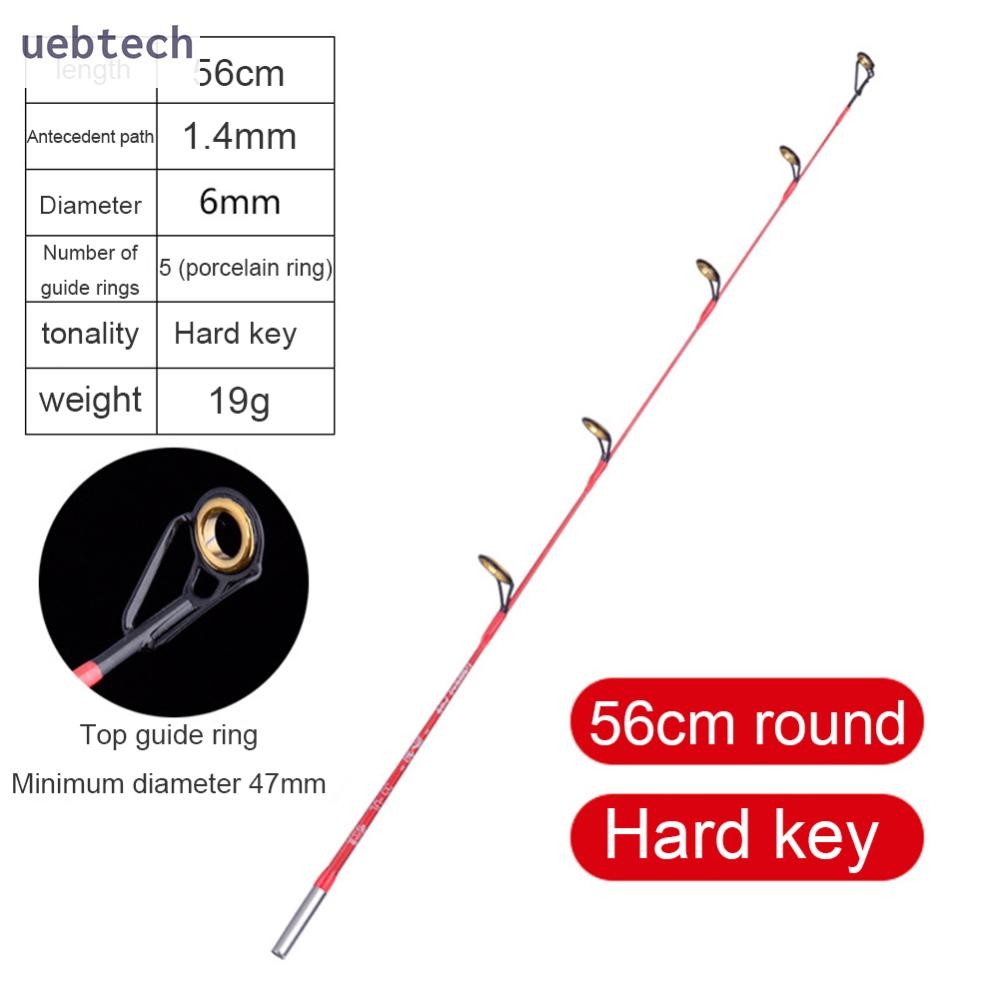 Fishing Rod Round Tip Short Section Soft Hard Tone Outdoor Fishing Rods ...