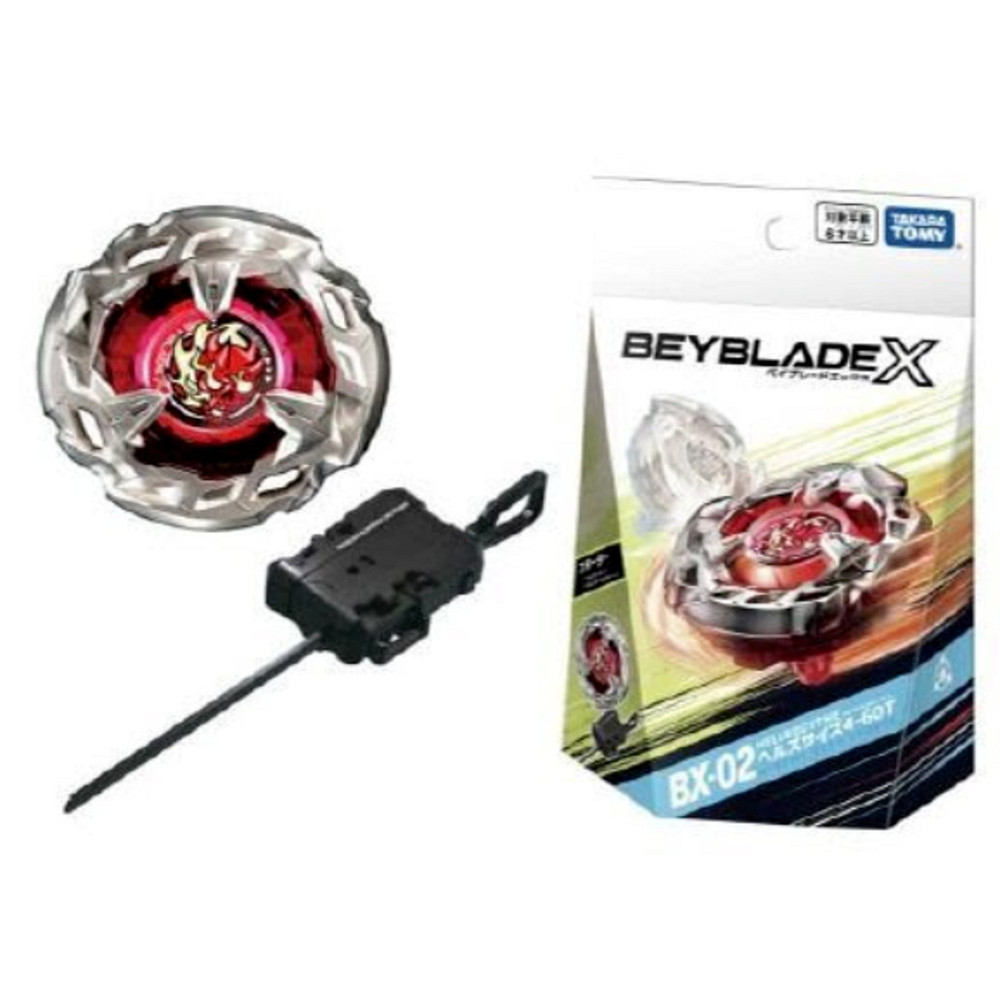 BX-02 Genuine Takara Tomy Official BEYBLADE X Starter Hells Scythe 4 ...