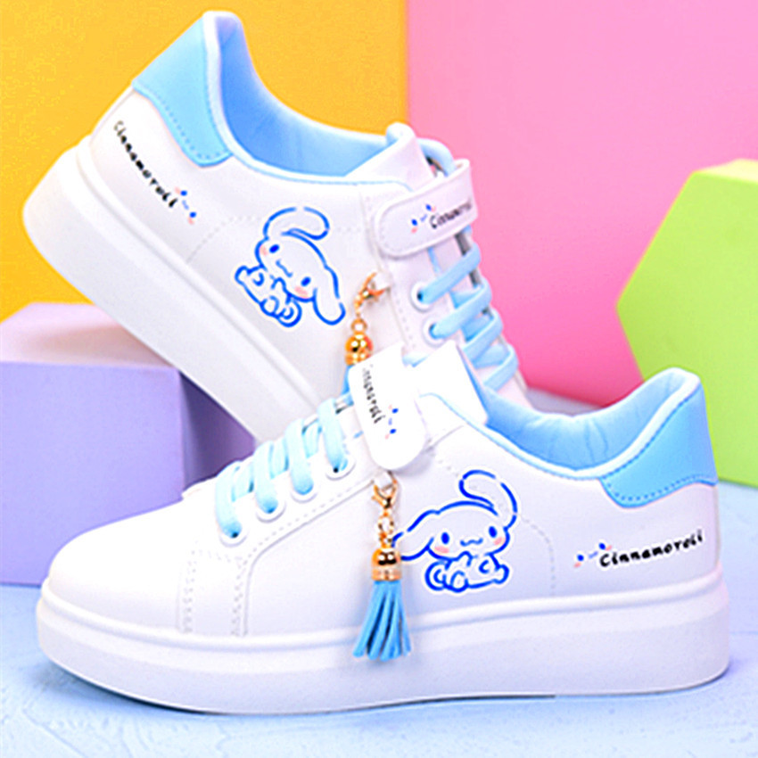 Girls Low-Top Shoes 2025 Spring Summer Board Shoes Middle and Big Children  Girls Leather Breathable Primary and Secondary School Students White