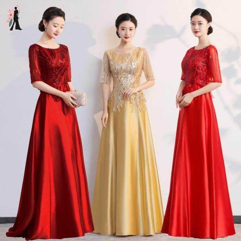 js prom Evening Dinner Gown elegant for beauty pageant Party Christmas ...