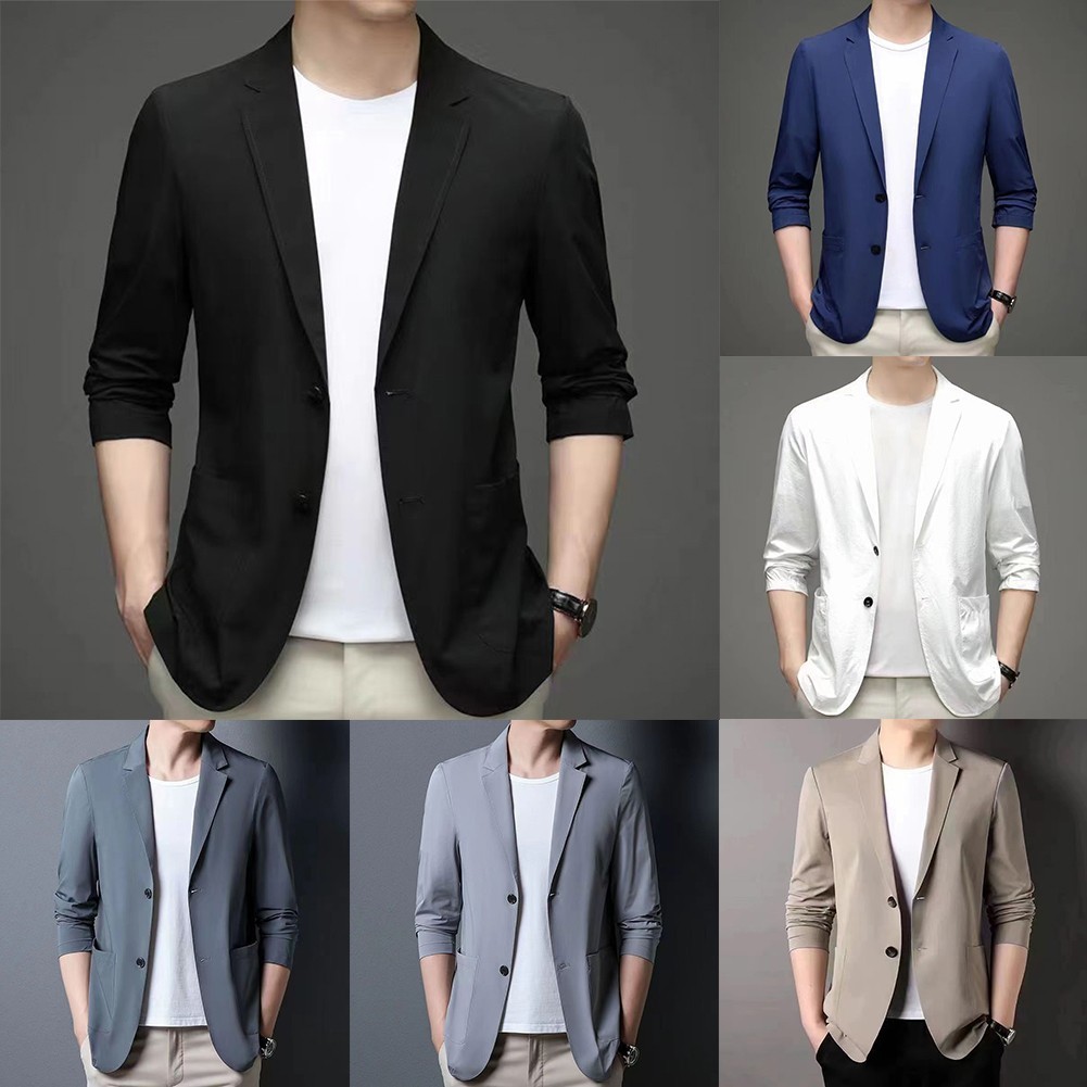 DEAL Men Formal Suit Blazer Jacket Coat Wedding Party Dress Business