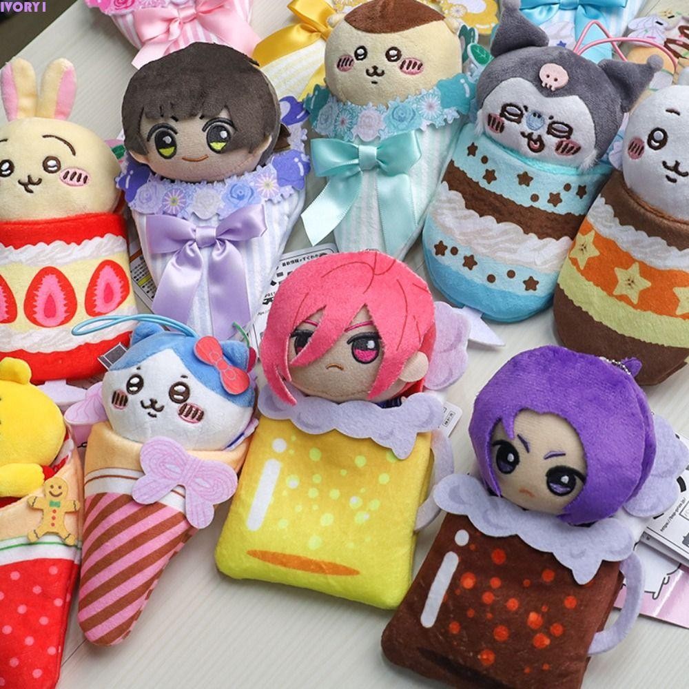 IVORY1 Dollhouse Miniature Bed, Furniture Toy Miniature 10cm Doll