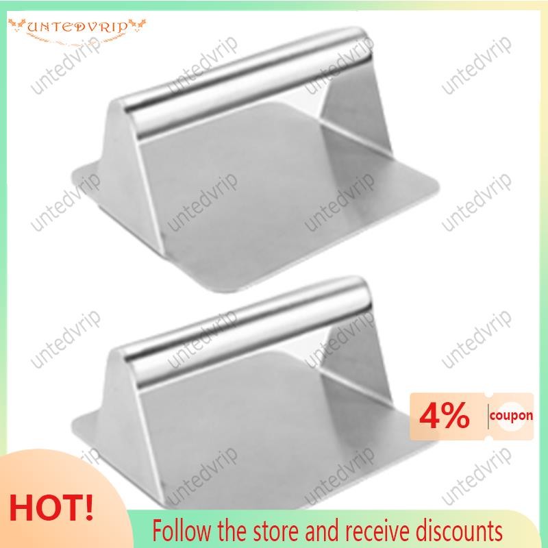 【untedvrip】 Square Meat Press Hamburger Press for Grilling Meat Patties