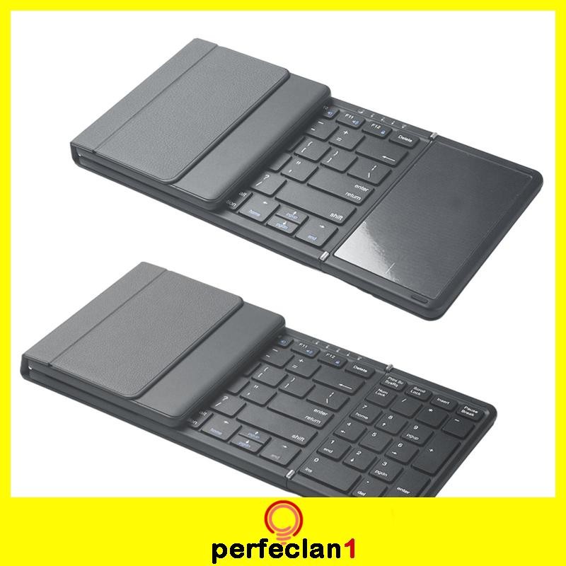 [Perfeclan1] Cordless Keyboard with Touch Pad Foldable Trackpad ...