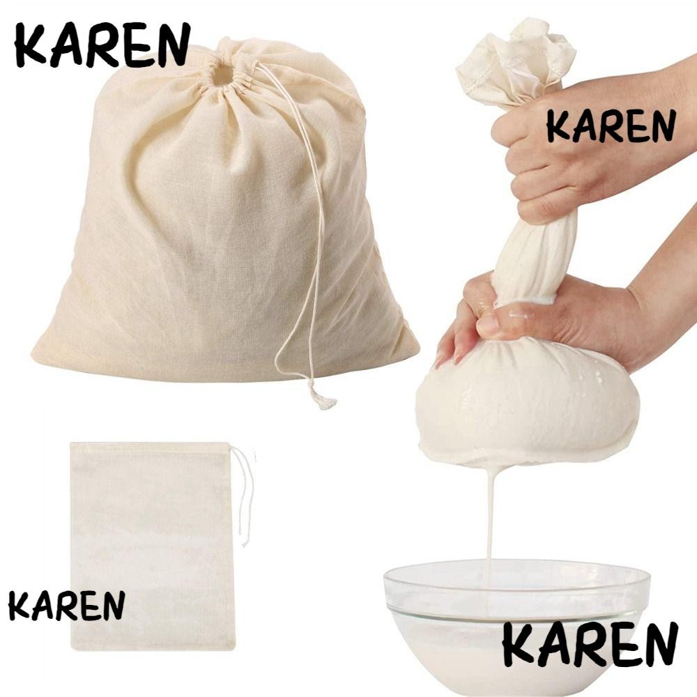 KAREN Filter Strainers Bag, Straining Cold Brew Bags Cheese Cloth