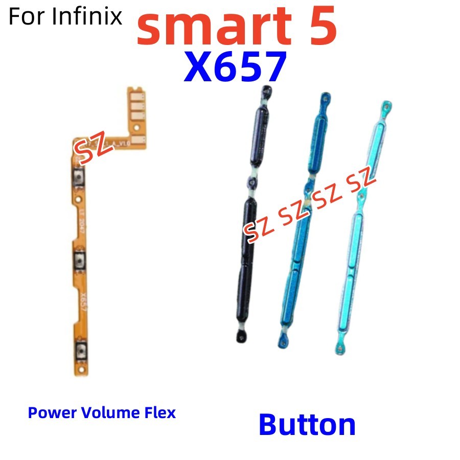 Power Volume button flex For Infinix smart 5 X657 Switch Power ON OFF ...