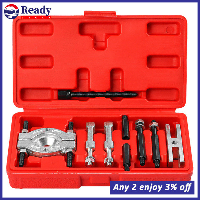 9pcs Bearing Separator Puller Set Portable Bearing Removal Tool Kit Metal Bearing Splitter For Most Vehicles Small Wheel I.148108512 - View #6