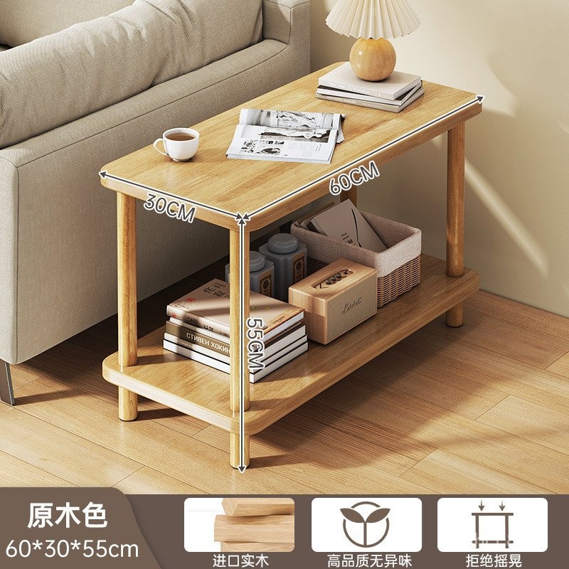 Coffee Table Small Table for Rental House Living Room Solid Wood Sofa ...