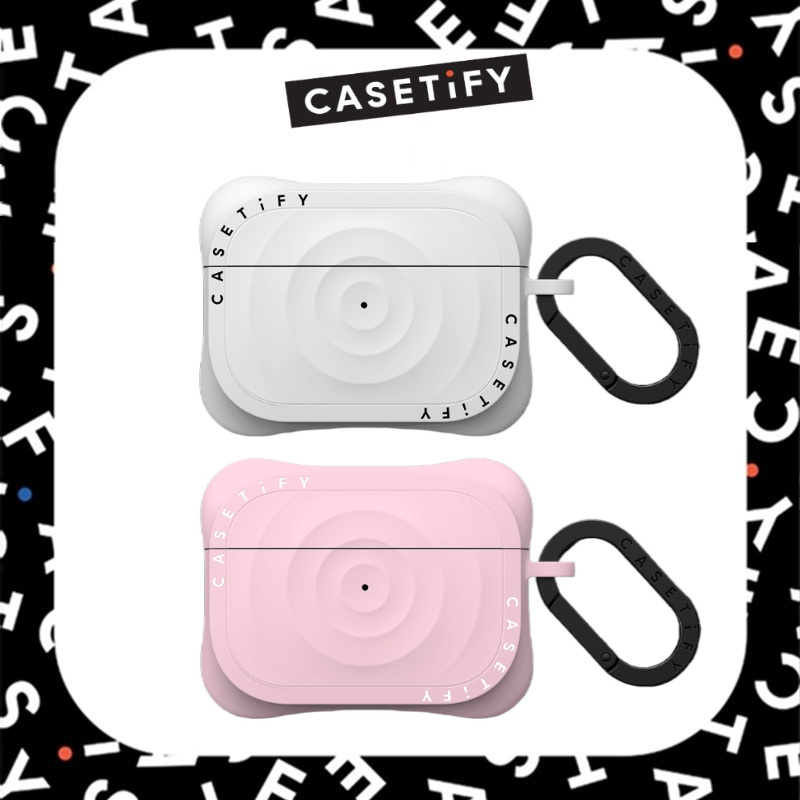 【Ripple Case】CASETiFY - Primrose Pink - White Ripple Case with Ring for ...