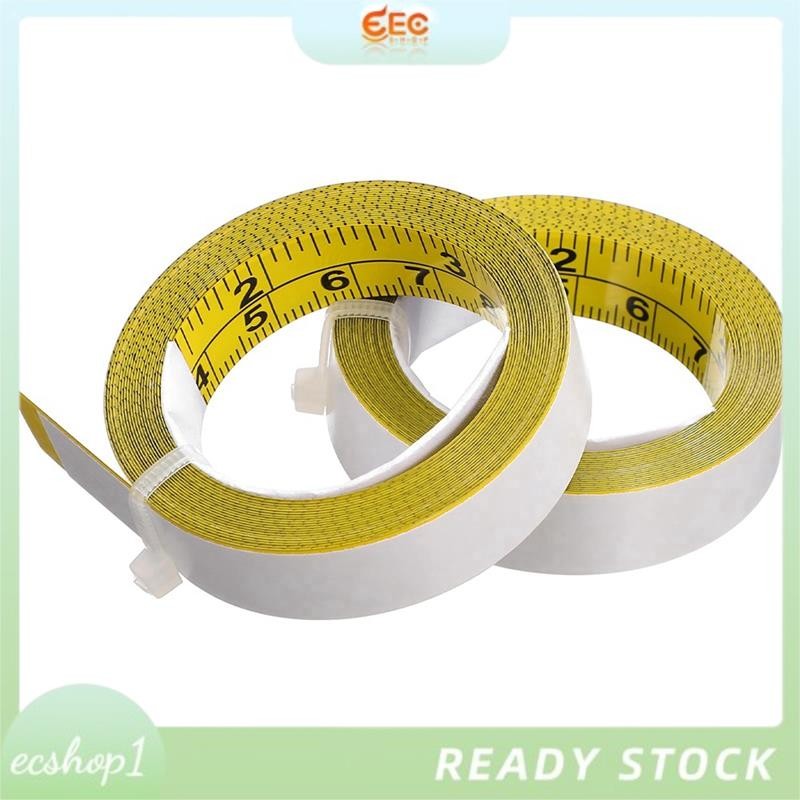 2 Rolls Self Adhesive Measuring Tape Metric Tape Measure