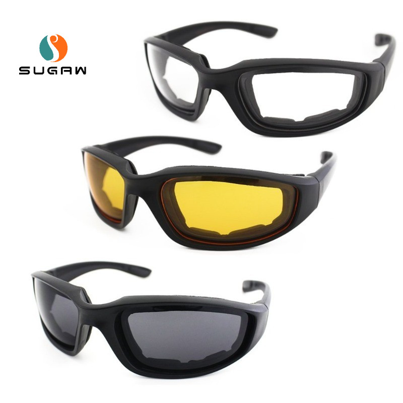 SUGAWE Anti-Glare Motorcycle Goggles UV Protection Men Motor Glasses ...