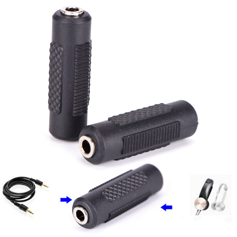 [yiiweng] stereo 3.5mm aux female to female audio converter coupler