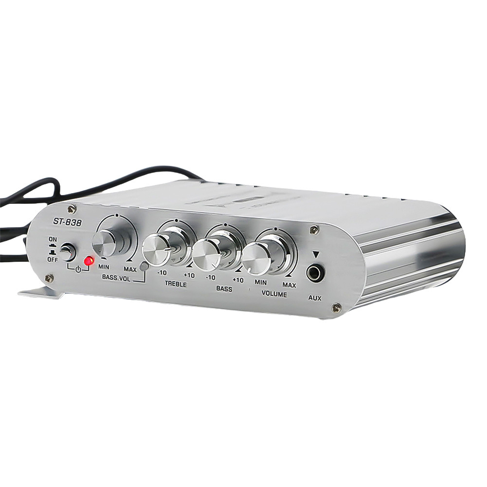 Iodool 【High Quality】 ST838 HiFi 2.1 Channel Mini Media Player Bass