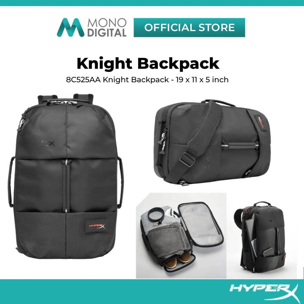 HYPER-X HYPERX KNIGHT BACKPACK WITH DURABLE & WEATHER RESISTANT ...