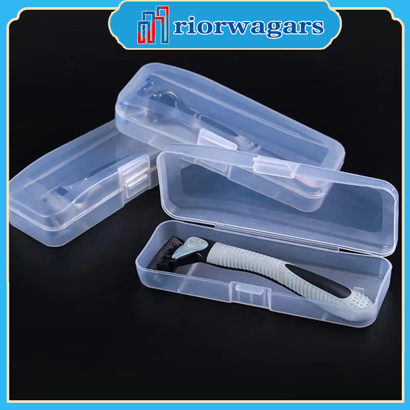 Shaver Storage Box Full Transparent Plastic Case Razor Boxs | Shopee ...