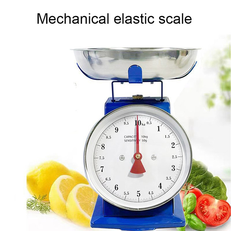 10KG Heavy Duty Thickened Plate Mechanical Spring Scale Manual ...