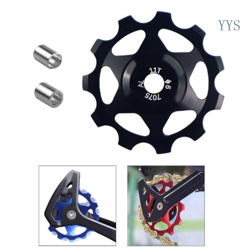 YYS 11T Bike Rear Derailleurs Jockeys Wheel Steel Bearing Pulleys Road