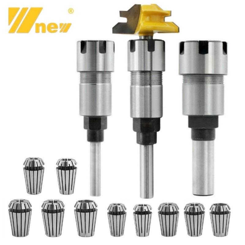 RQ+＞Router Collet Extension Chuck Rod Engraving Machine Extension Rod ...