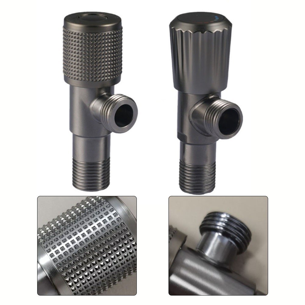Bathroom~Stainless Steel Angle Valve Triangular Water Stop Valve All ...