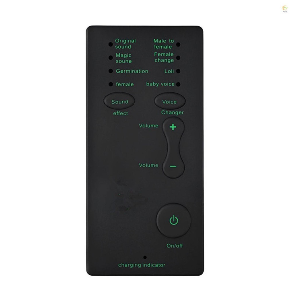 Mini3)Mini Portable Sound Effects Machine Voice Changer Device Audio