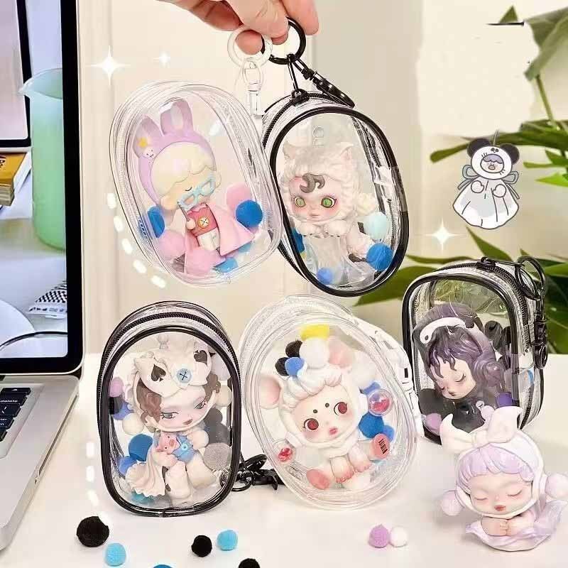 Cotton doll pain pack high transparency Labu doll outdoor bag Labubu ...