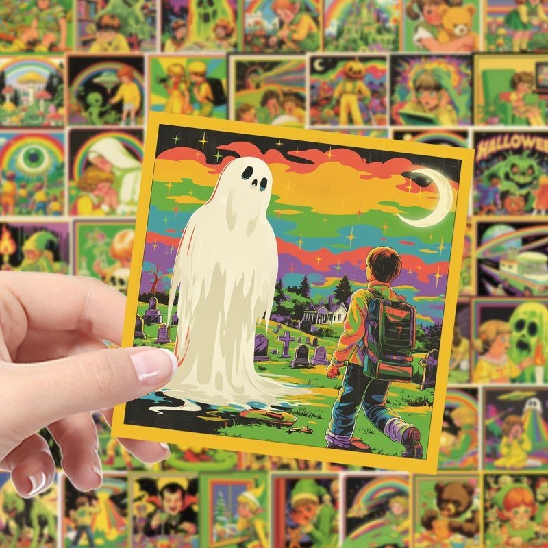 100 comic style stickers, creative and bizarre graffiti paintings ...