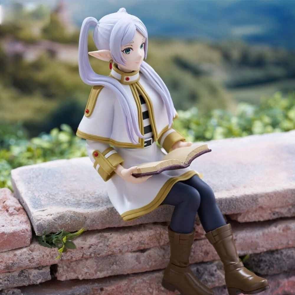 Frieren Anime Nudelstopper Figur 15cm - Sitzende Modellstatue Für Desktop Deko