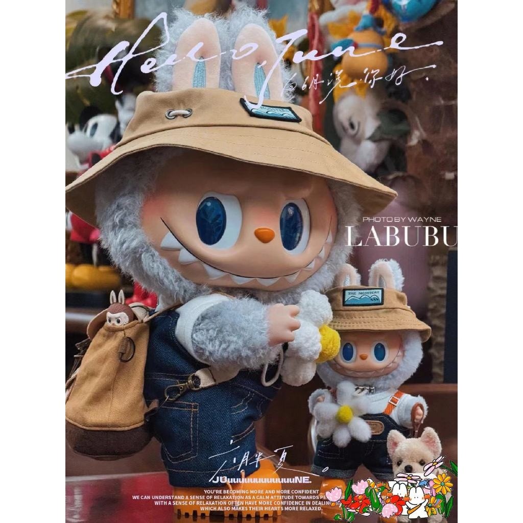 Popmart labubu Spring Wild Home Series Vinyl Plush Doll Doll Pendant ...