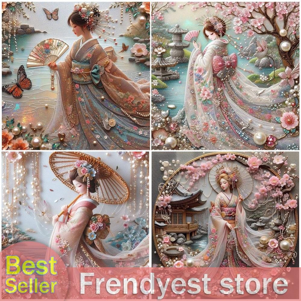 5D DIY Full Round Drill Diamond Painting Beauty Kit Home Decor Art ...