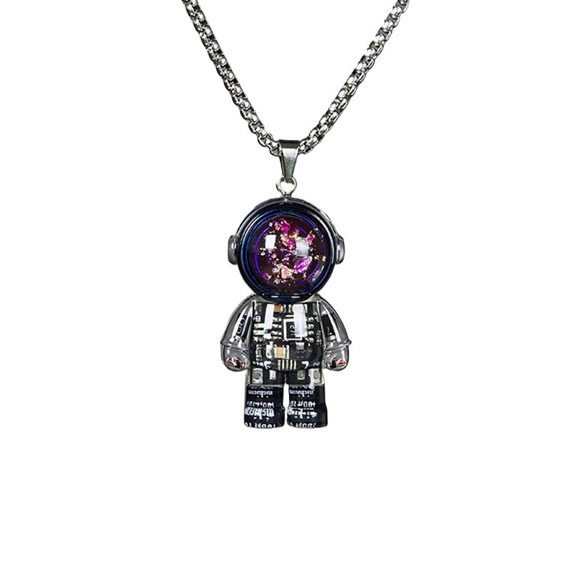 Spaceman Astronaut Necklace Men's Trendy Brand All-match Men's Pendant ...