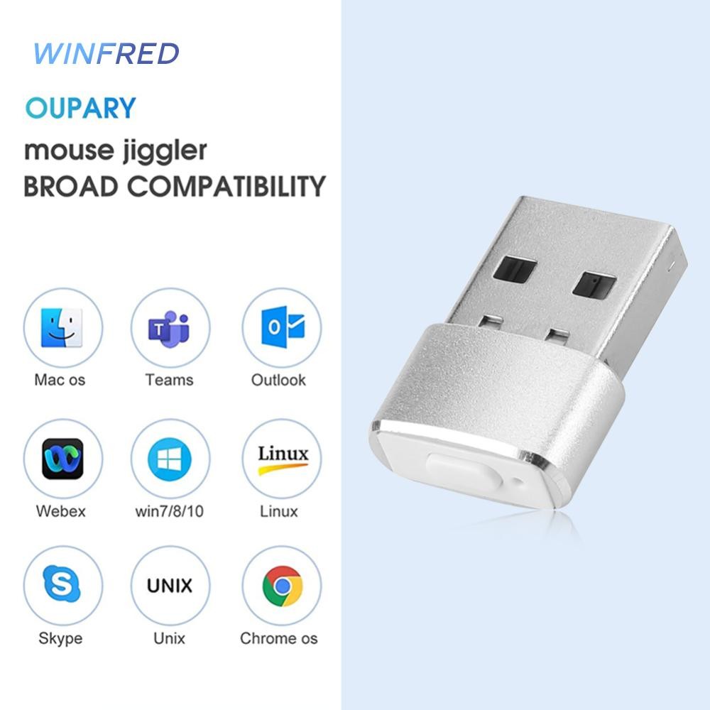 Mini Automatic Mouse Jiggler Undetectable USB Mouse Movement Simulator