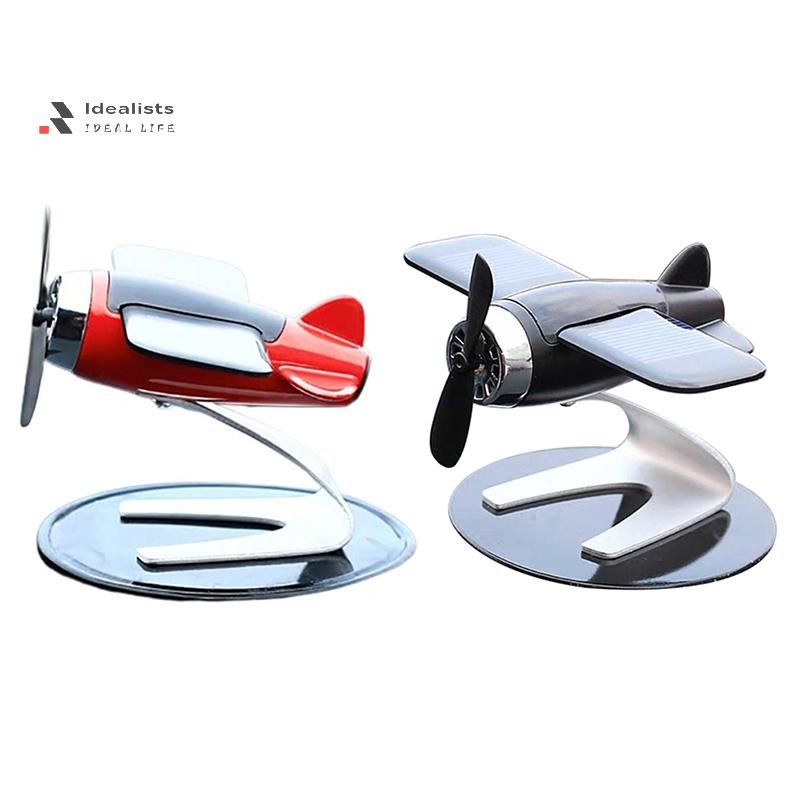 Idealists Car Air Freshener Solar Airplane Model Center Console