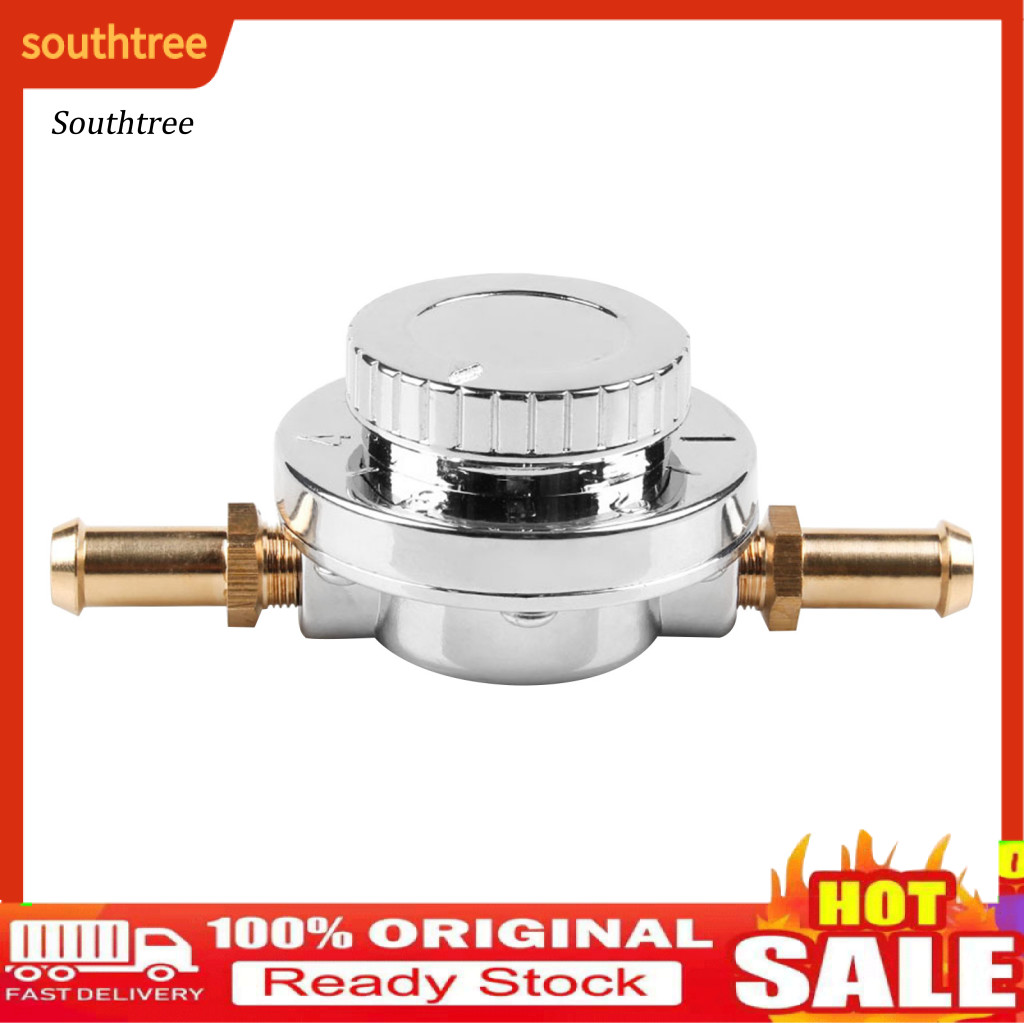 SOU_ Car Modified Carburetor Hose Manual Adjustable 15PSI Fuel