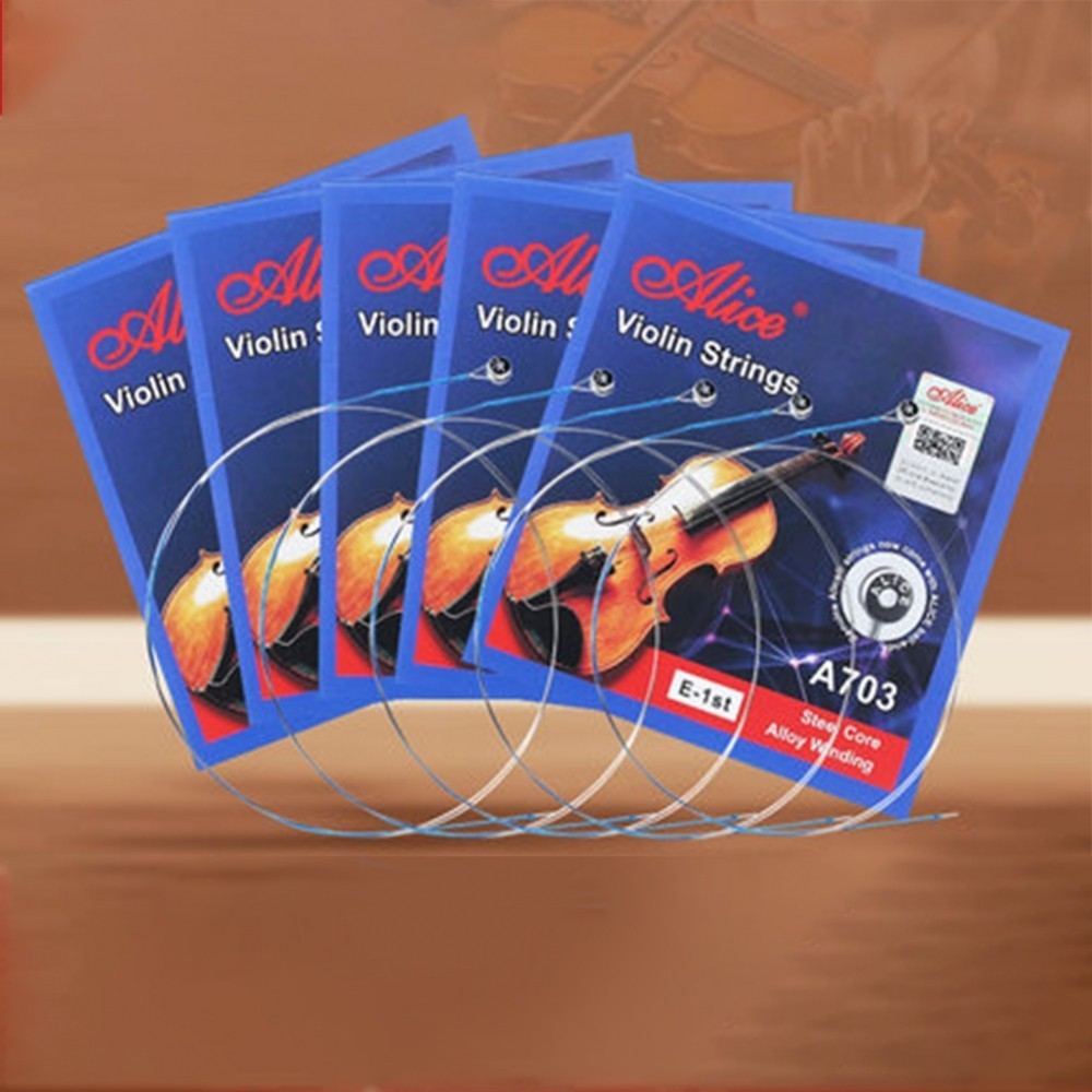 For Full Size E A D G Violin Replacement Strings With Smooth Steel Core