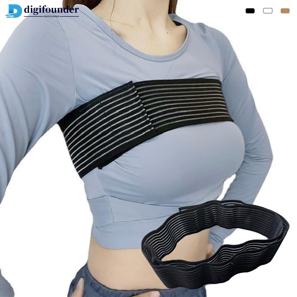 DIGIFOUNDER Elastic Women's High-intensity Exercise Fixed Chest Strap ...