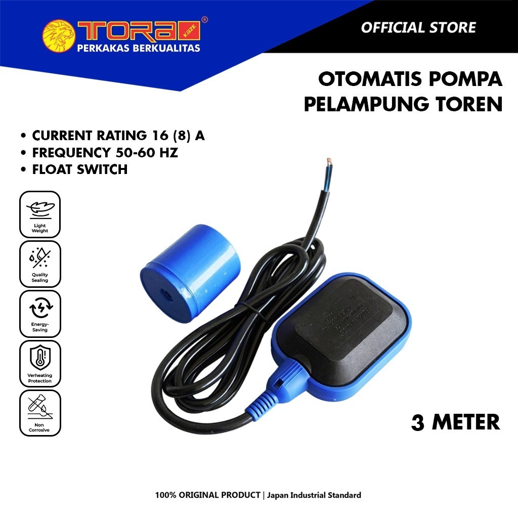 TORA Automatic 3 Meter Toren Pump / Float Switch | Shopee Philippines